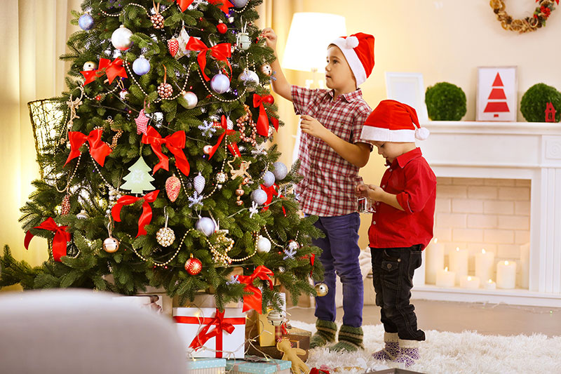 Cây thông noel là một đồ vật trang trí nhà rất đẹp nhân dịp Giáng sinh